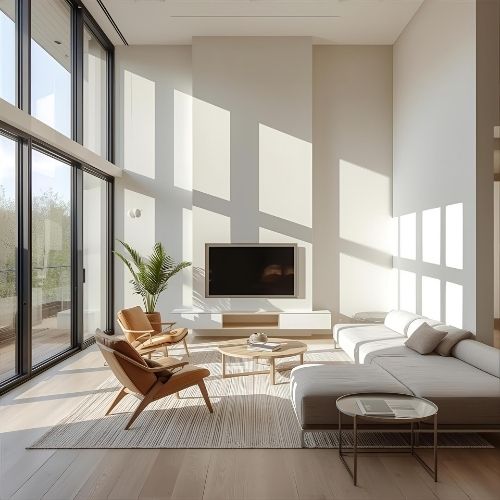 dogal-isik-alan-salon Minimalist Ev Tasarımının Temel İlkeleri