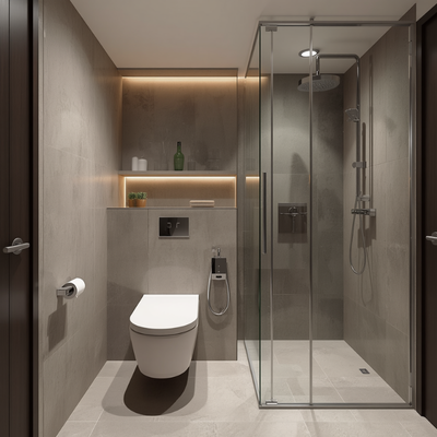 asma-klozet-kucuk-banyo-dekorasyonu-yer-kazandiran-cozum1 Küçük Banyolar İçin 10 Akıllı Dekorasyon Fikri (Alanı 2 Kat Büyük Gösterin)