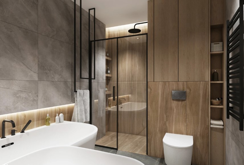 Modern-banyo-seramik-uygulamasi Ev Yaptırmaya Nereden Başlanır? 2026 Adım Adım Rehber (İlk Kez Ev Yapacaklar İçin)