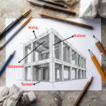 Betonarme yapı elemanları kolon kiriş döşeme ve temel